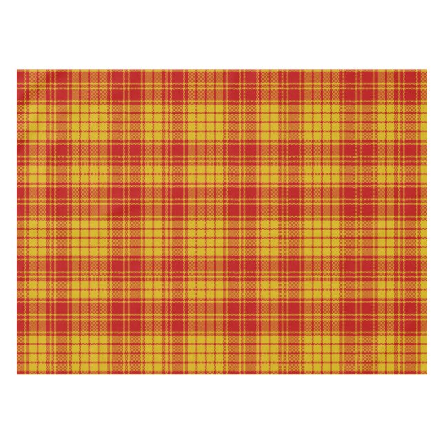 Clan MacMillan Tartan Tablecloth Tischdecke (Vorderseite (Horizontal))