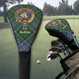 Clan MacMillan Wappen über die Jagd auf Tartan Golf Headcover
