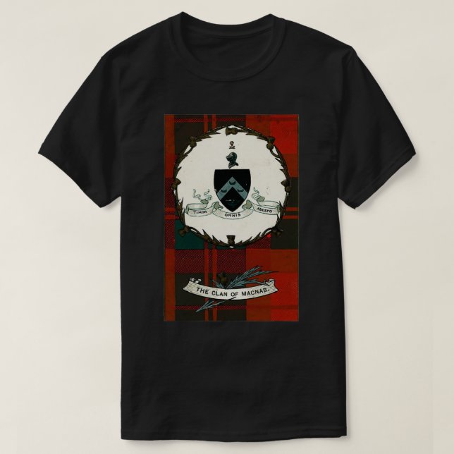 Clan MacNab Vintages Tartan Wappen Abzeichen T-Shirt (Design vorne)