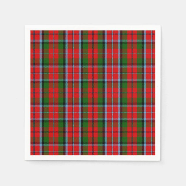 Clan MacNaughton Tartan Serviette (Vorderseite)