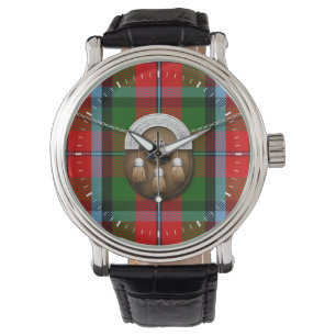 Clan MacNaughton Tartan und Sporran Armbanduhr