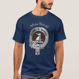 Clan MacNeacail (MacNicol/Nicolson) Wappen & Tarta T-Shirt