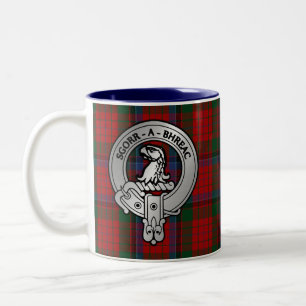 Clan MacNeacail (MacNicol/Nicolson) Wappen & Tarta Zweifarbige Tasse