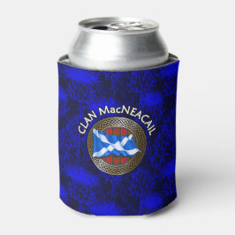 Clan MacNeacail Tartan Knot & Flag Dosenkühler