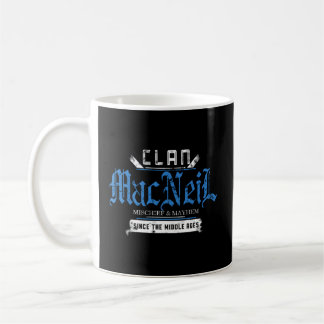 Clan Macneil Mischief und Mayhem seit Mitte Kaffeetasse