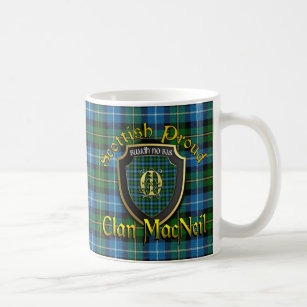 Clan MacNeil schottische stolze Schalen-Tassen Kaffeetasse