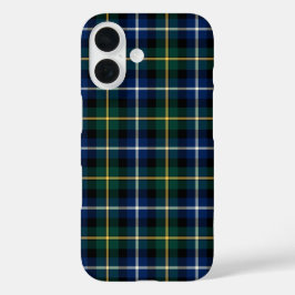 Clan MacNeil Tartan Blue und Green Kariert iPhone 16 Hülle