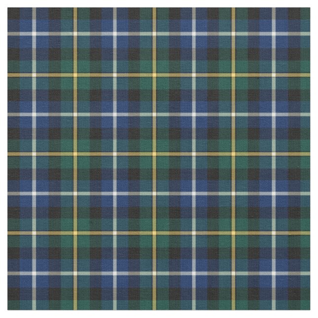 Clan MacNeil von Barra Tartan Stoff (Nahaufnahme)