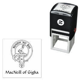 Clan MacNeill von Gigha Gaelic Wappen Rubber Brief Permastempel