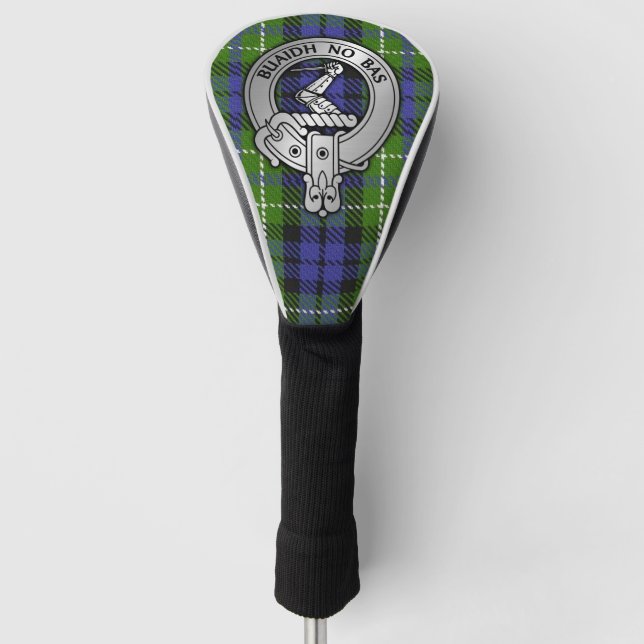 Clan MacNeill von Gigha Wappen & Tartan Golf Headcover (Vorderseite)