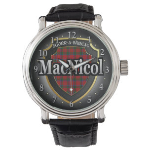 Clan MacNicol Schottland Feier-Uhr Armbanduhr