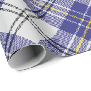 Clan MacPherson Blaues Kleid Tartan Geschenkpapier