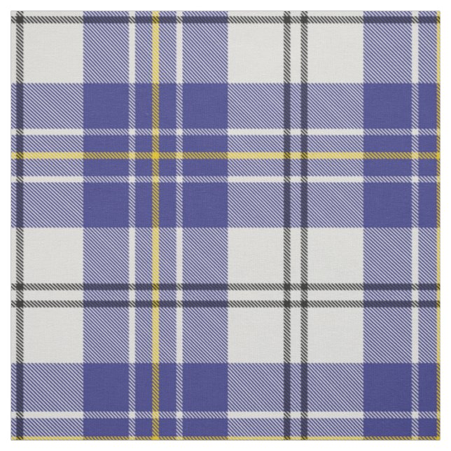 Clan MacPherson Blue Dress Tartan Fabric Stoff (Muster)