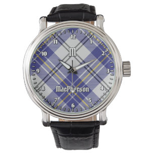 Clan MacPherson Blue Dress Tartan Watch Armbanduhr