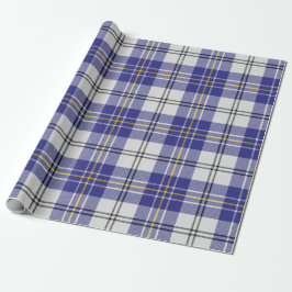 Clan MacPherson Blue Dress Tartan Wrapping Paper Geschenkpapier