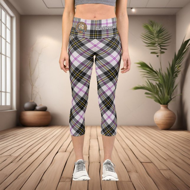 Clan MacPherson Dress Tartan Capri Leggings (Von Creator hochgeladen)