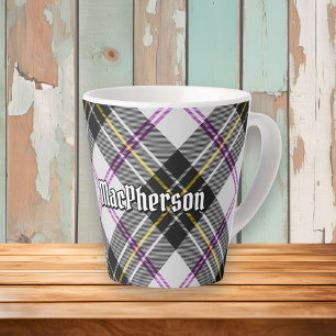 Clan MacPherson Dress Tartan Latte Tasse