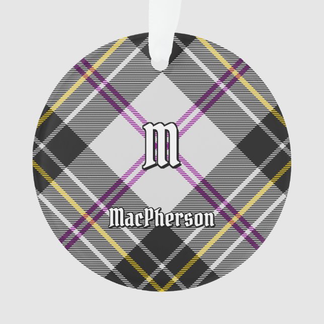 Clan MacPherson Dress Tartan Ornament (Vorderseite)