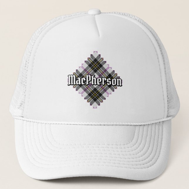 Clan MacPherson Dress Tartan Trucker Hat Truckerkappe (Vorderseite)