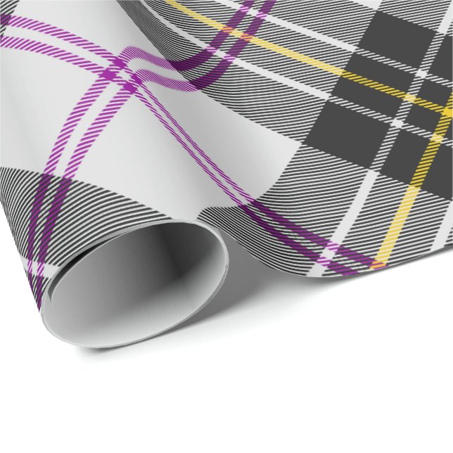 Clan MacPherson Dress Tartan Wrapping Paper Geschenkpapier (Rolleneckpunkt)