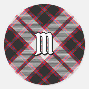 Clan MacPherson Hunting Tartan Runder Aufkleber