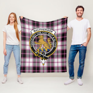 Clan MacPherson Jagd Modern Tartan Kariert Fleecedecke
