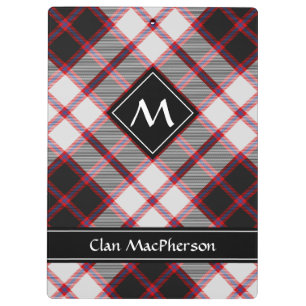 Clan MacPherson Jagd Tartan Clipboard Klemmbrett