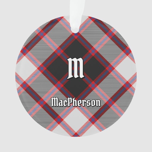 Clan MacPherson Jagd Tartan Ornament (Vorderseite)