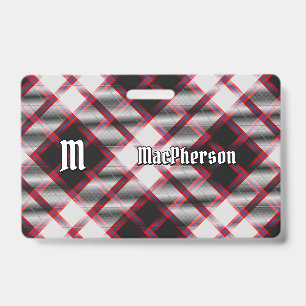 Clan MacPherson Jagdtartan-Abzeichen Ausweis