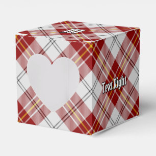 Clan MacPherson Red Dress Tartan Favor Box Geschenkschachtel