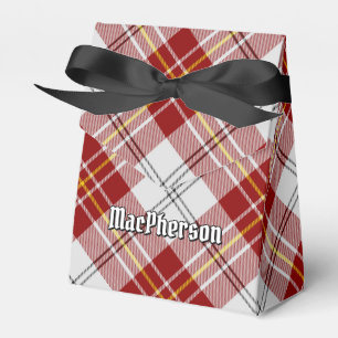 Clan MacPherson Red Dress Tartan Favor Box Geschenkschachtel