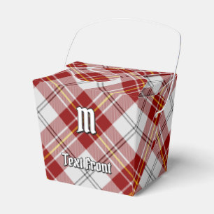 Clan MacPherson Red Dress Tartan Favor Box Geschenkschachtel