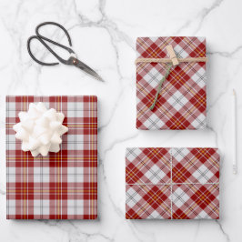Clan MacPherson Red Dress Tartan Geschenkpapier Set