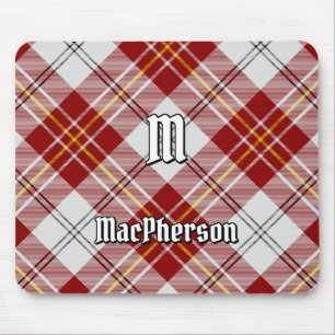 Clan MacPherson Red Dress Tartan Mouse Pad Mousepad
