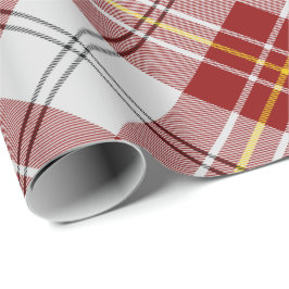 Clan MacPherson Red Dress Tartan Wrapping Paper Geschenkpapier