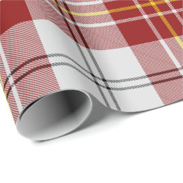 Clan MacPherson Red Dress Tartan Wrapping Paper Geschenkpapier