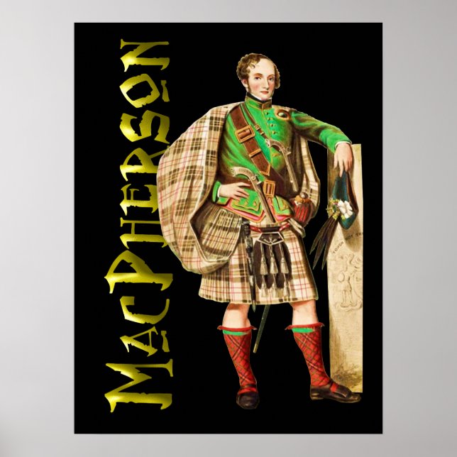 Clan MacPherson Scottish Highland Dream Poster (Vorne)
