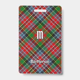 Clan MacPherson Tartan-Abzeichen Ausweis