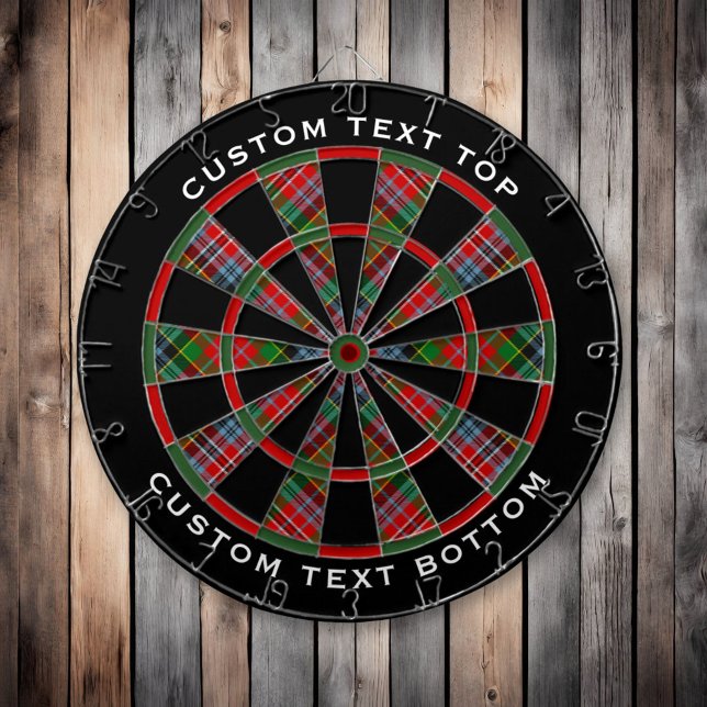 Clan MacPherson Tartan Dart Board Dartscheibe (Von Creator hochgeladen)