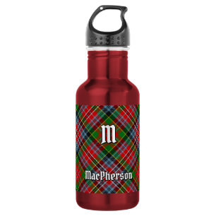 Clan MacPherson Tartan Edelstahl-Wasserflasche Edelstahlflasche