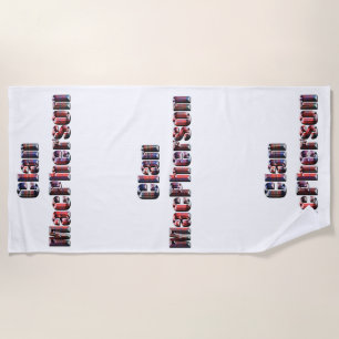 Clan Macpherson Tartan Name, Strandtuch
