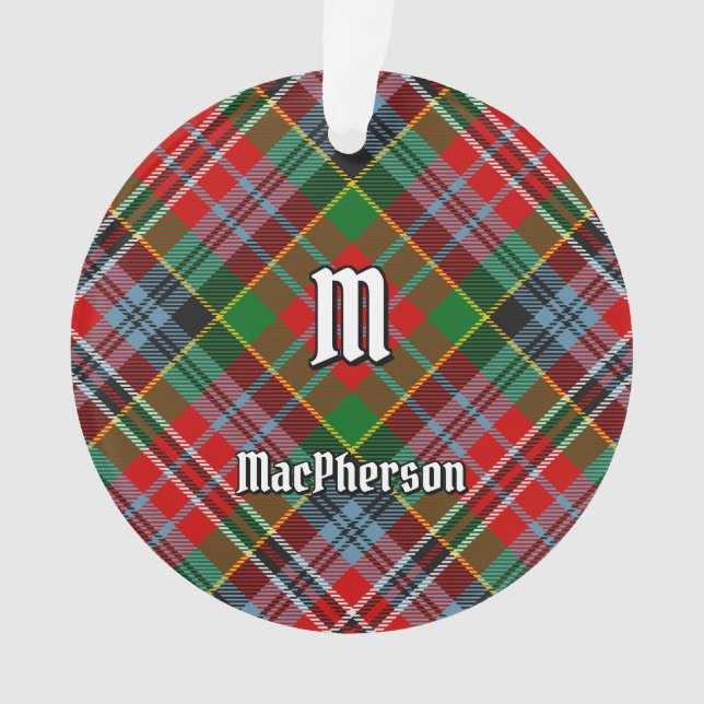 Clan MacPherson Tartan Ornament (Vorderseite)