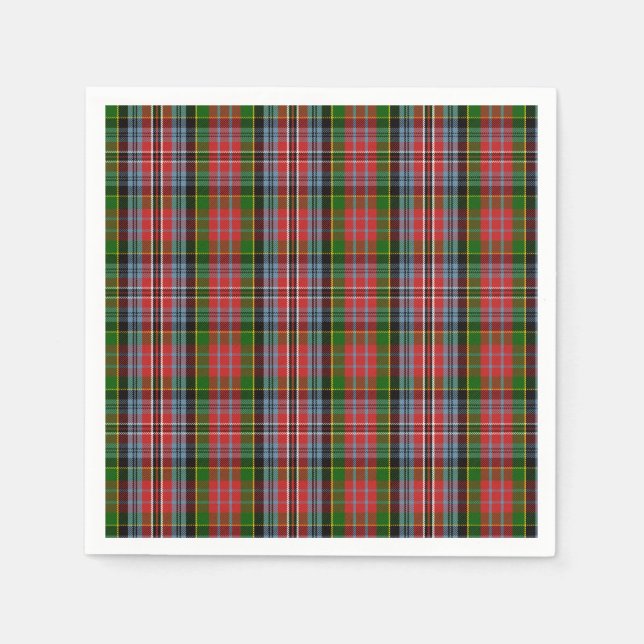 Clan MacPherson Tartan Serviette (Vorderseite)