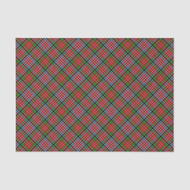Clan MacPherson Tartan Tissue Paper Seidenpapier (Vorderseite)