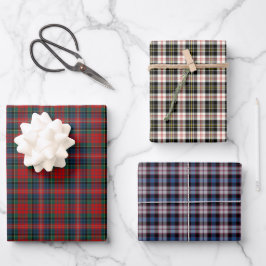 Clan MacPherson Tartan Variations Geschenkpapier Set