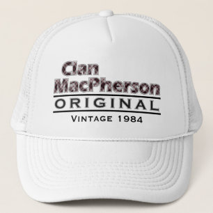 Clan MacPherson Vintag anpassen Truckerkappe