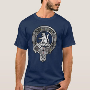 Clan MacPherson Wappen & Tartan T - Shirt