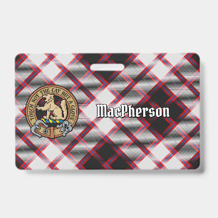 Clan MacPherson Wappen über die Jagd auf Tartan Ausweis