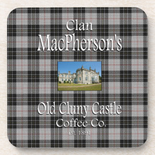 Clan MacPhersons Old Cluny Castle Coffee Co. Getränkeuntersetzer