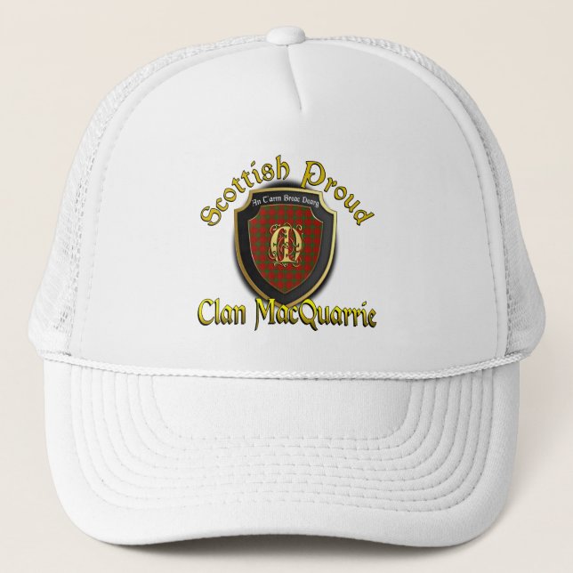 Clan MacQuarrie Scottish Dynsty Cap Truckerkappe (Vorderseite)